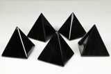 2.4" Polished Black Obsidian Pyramid - Photo 2